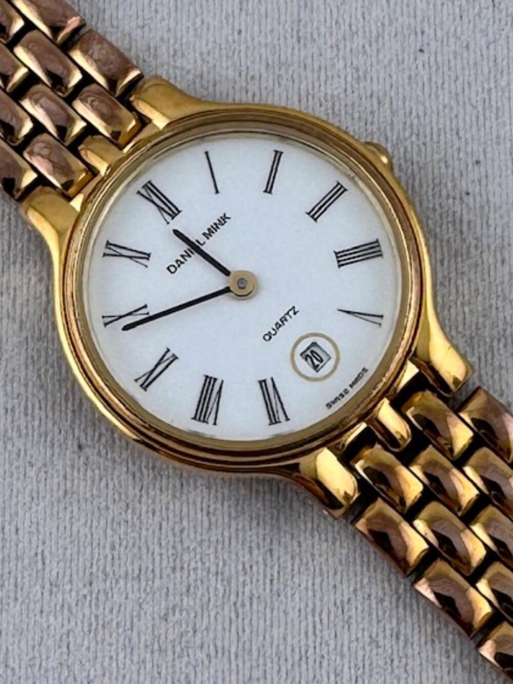 Stunning vintage Daniel Mink Swiss-made luxury watch